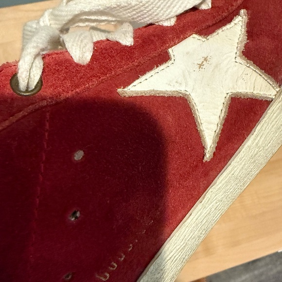 Golden Goose Superstar red suede sneakers - Picture 7 of 12